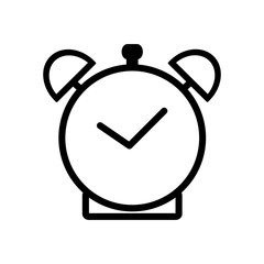 alarm clock icon vector