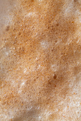 Kaw Kriab Wow made from sticky rice, Traditional Thai snack, Close up & Macro shot, Selective focus, Abstract background