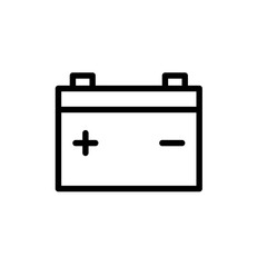 car battery icon vector template