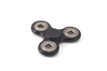 one black spinner isolated