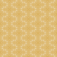Abstract Modern Geometric Wallpaper | Seamless Pattern | Gold Background