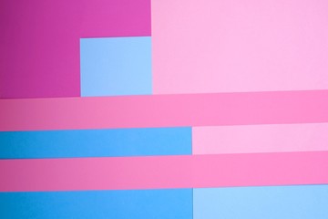  geometric pattern. Color blocking background.Abstract striped background in pastel pink and blue colors.