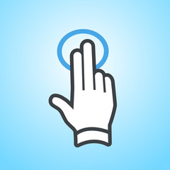 hand gesture icon