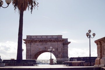 Bastion Saint Remy in Cagliari, Sardinia, Italy