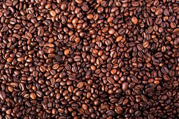 roasted coffe bean background