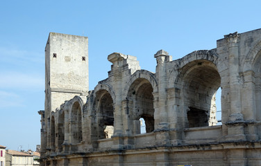 Naklejka premium Arena in Arles, Provence
