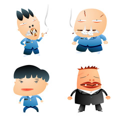 Gradation Comic Characters