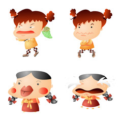 Gradation Comic Characters