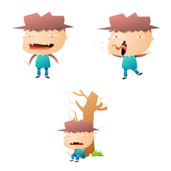 Gradation Comic Characters