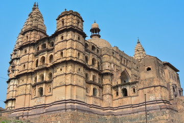 Chaturbhuj temple in Orchha, Madhya Pradesh, India.