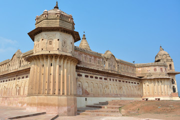 Fototapeta na wymiar Lakshminarayan Temple in Orchha, Madhya Pradesh, India.