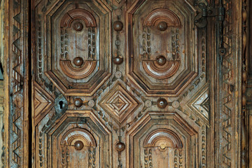 Carved Wooden door