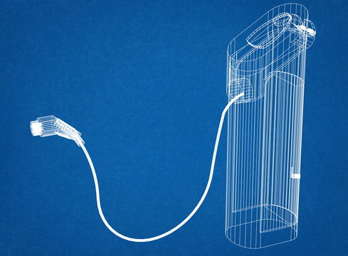 Electric Car Charging Station 