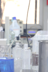 Manufacture filling Hand Gel in Laboratory control room