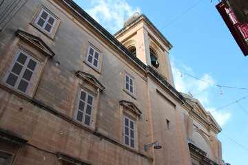 convent and church in vittoriosa in malta