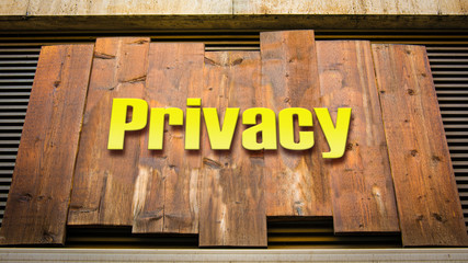 Street Sign to Privacy