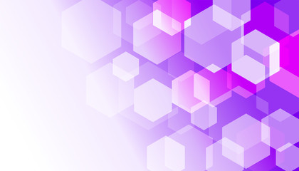 Hexagon_Box_on_Violet_Gradient_Abstract_Background