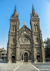 Fototapeta na wymiar Sacred Heart of Jesus Cathedral, Shenyang 
