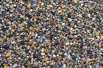 small sea pebbles background