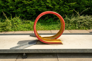 a looping of a minigolf track