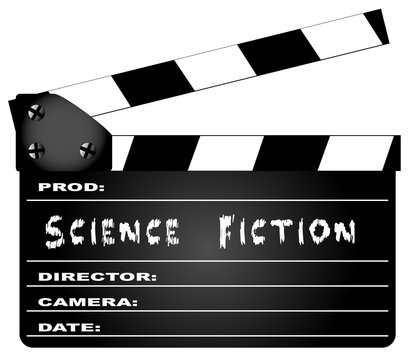 Science Fiction Movie Clapperboard