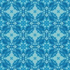 Vector abstract seamless wavy pattern. Hand drawn brush strokes illustration.