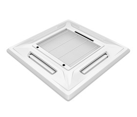 Central Air Conditioner Isolated