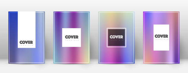 Flyer layout. Hipster delicate template for Brochu