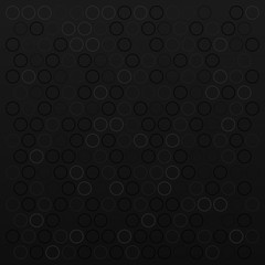 Minimalist circle set on a black background