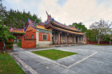 Main gates to the Confucius Temple in Taipei