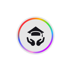 Education -  Modern App Button