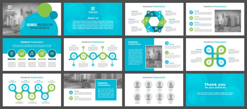 Presentation templates, corporate. Elements of infographics for presentation templates. Annual report, book cover, brochure, layout, leaflet layout template design.	