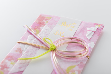 祝儀袋のクローズアップのイメージ写真