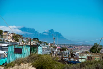 shacks in informal settlement in khayelitsha township, cape town, south africa © Nikolai Link