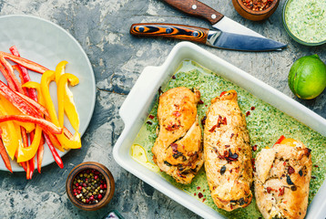 Baked chicken breast