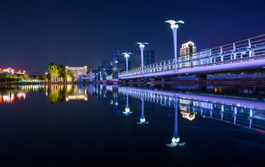 Chinese city night scene