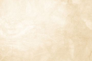Cream concreted wall for interiors or outdoor exposed surface polished concrete. Cement have sand and stone of tone vintage, natural patterns old antique, design art work floor texture background.