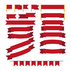A set of flags