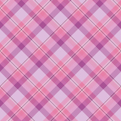 Seamless pattern in marvelous beautiful violet and pink colors for plaid, fabric, textile, clothes, tablecloth and other things. Vector image. 2