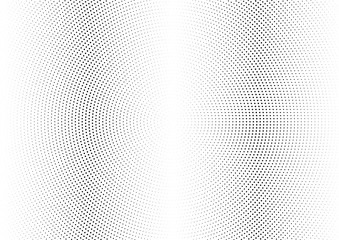 Plakat Abstract halftone dotted background. Monochrome pattern with dot and circles. Vector modern pop art texture for posters, sites, business cards, cover postcards, interior design, labels, stickers.