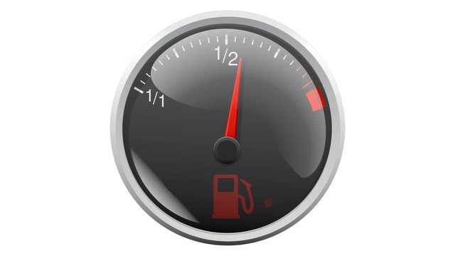 Jauge de carburant : faire le plein (fond blanc, fond transparent et couche alpha)