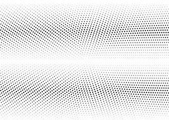 Abstract halftone dotted background. Monochrome pattern with dot and circles.  Vector modern pop art texture for posters, sites, business cards, cover postcards, interior design, labels, stickers.