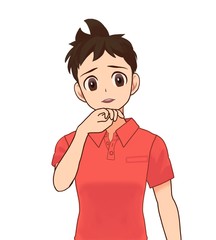 少年　困惑　恐怖