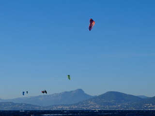 kitesurf presqu'ile de Giens - VAR