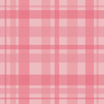 Seamless pattern in awesome pink colors for plaid, fabric, textile, clothes, tablecloth and other things. Vector image.