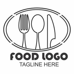 logo food restaurant fork eat menu knife diner breakfast 