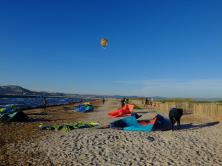 kitesurf presqu'ile de Giens - VAR