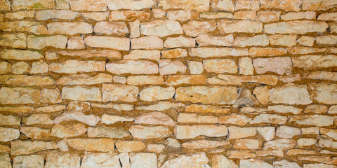 stone wall texture panorama rough old natural stones background