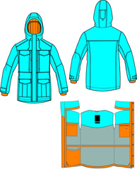 Garment Sketch jacket sportswear outdoor 