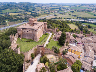 Fototapeta na wymiar Medieval village of Gradara, Italy
